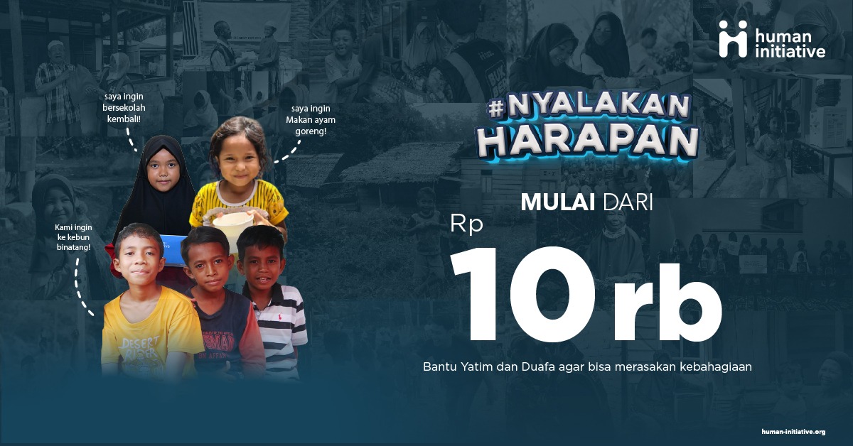 Bantu #NyalakanHarapan untuk Anak Indonesia